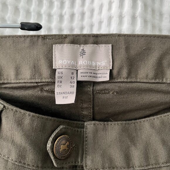 Royal Robbins NEW Billy Goat II Crop Pants in Everglade, size 8 - Picture 3 of 4